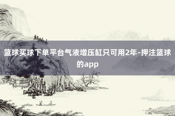 篮球买球下单平台气液增压缸只可用2年-押注篮球的app