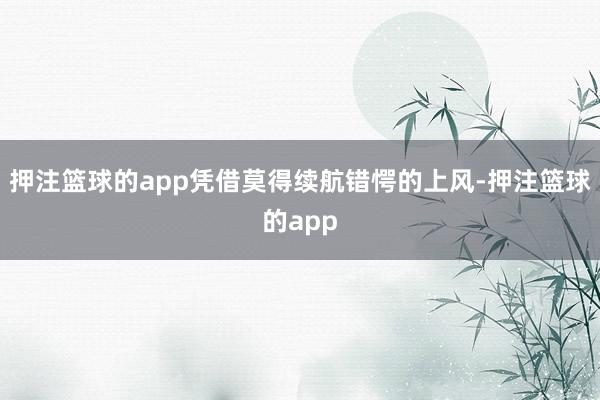 押注篮球的app凭借莫得续航错愕的上风-押注篮球的app