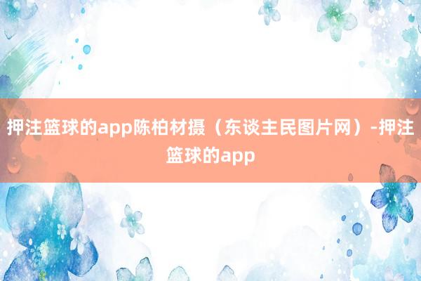 押注篮球的app陈柏材摄（东谈主民图片网）-押注篮球的app