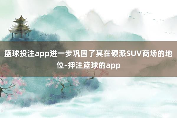 篮球投注app进一步巩固了其在硬派SUV商场的地位-押注篮球的app