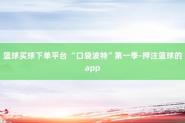 篮球买球下单平台 “口袋波特”第一季-押注篮球的app